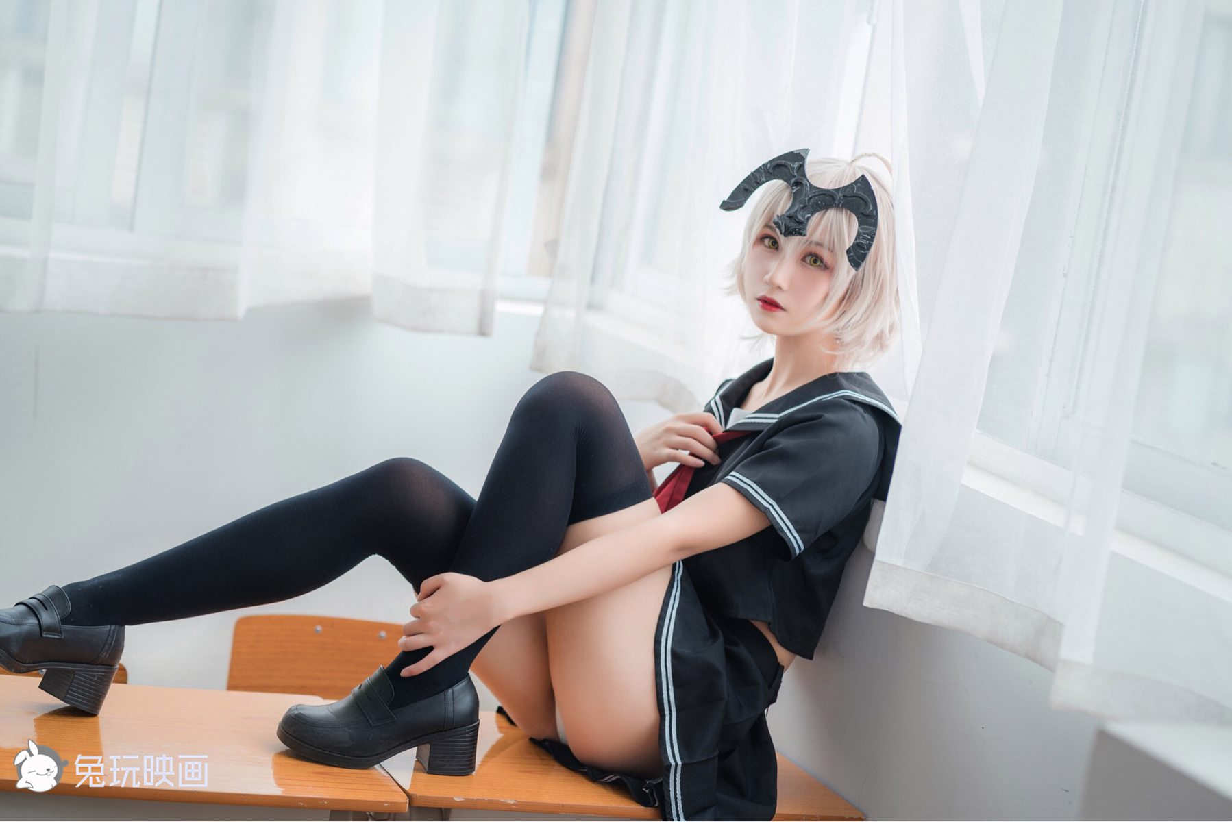 图片[10]-兔玩映画 C052 黑贞校服 在线浏览 – 速更版-美库