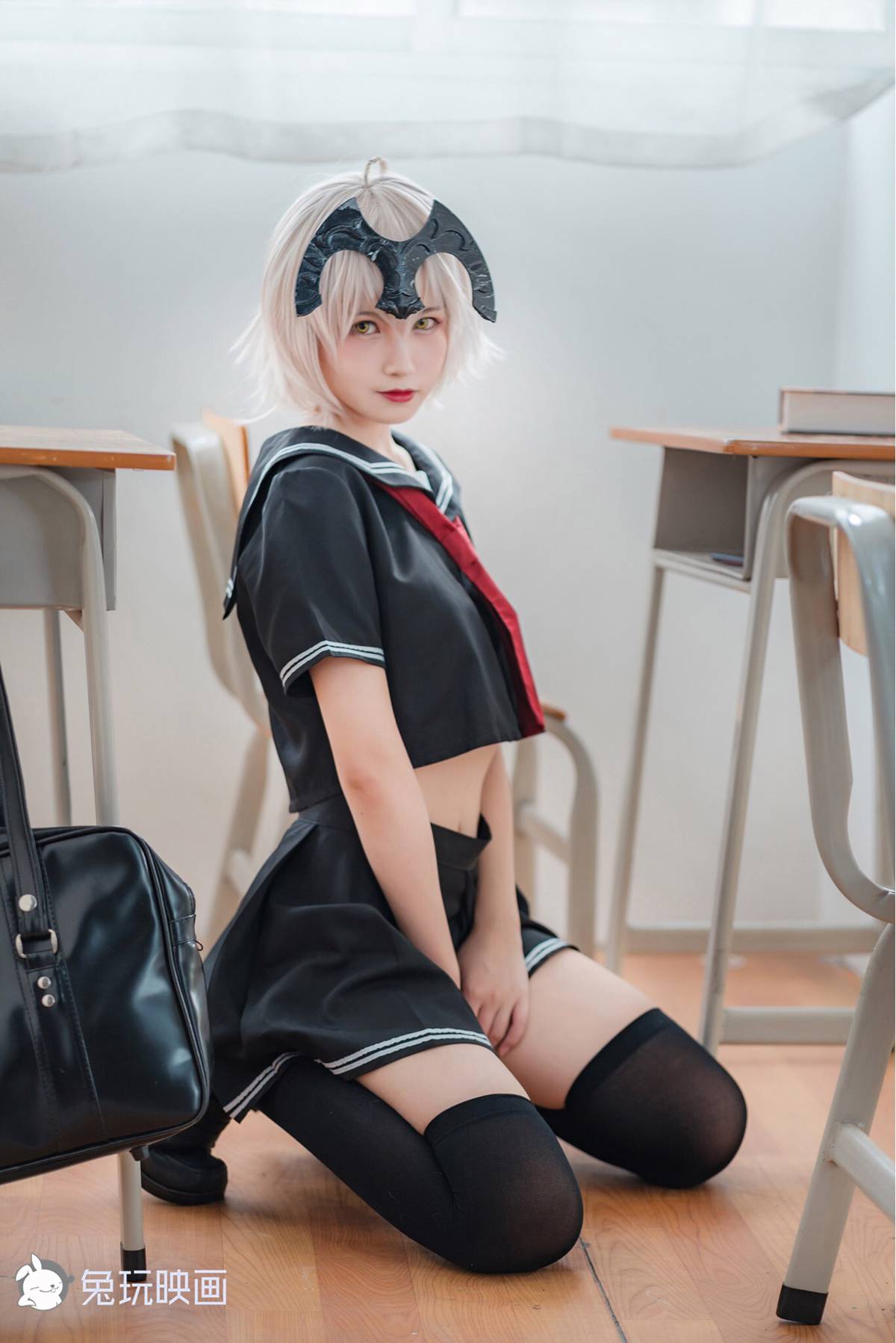 图片[26]-兔玩映画 C052 黑贞校服 在线浏览 – 速更版-美库