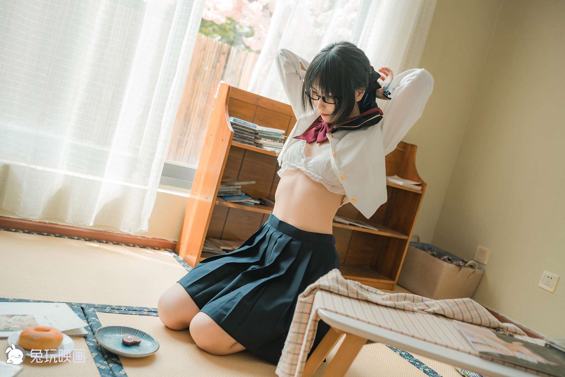 图片[12]-兔玩映画 C070 慵懒的JK 在线浏览 – 速更版-美库