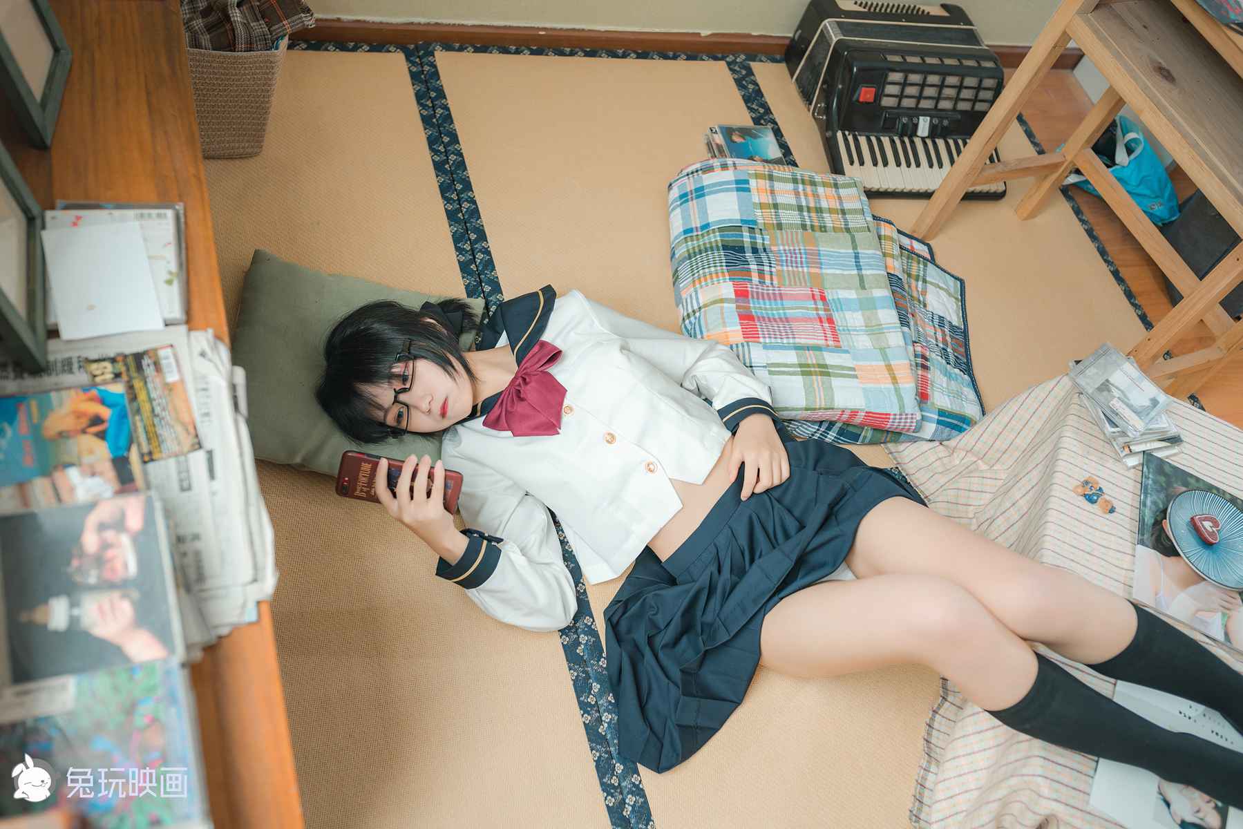 图片[26]-兔玩映画 C070 慵懒的JK 在线浏览 – 速更版-美库