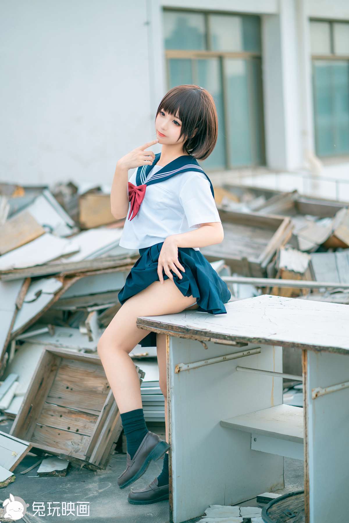 图片[38]-兔玩映画 VOL.032 黄昏天台 在线浏览 – 速更版-美库