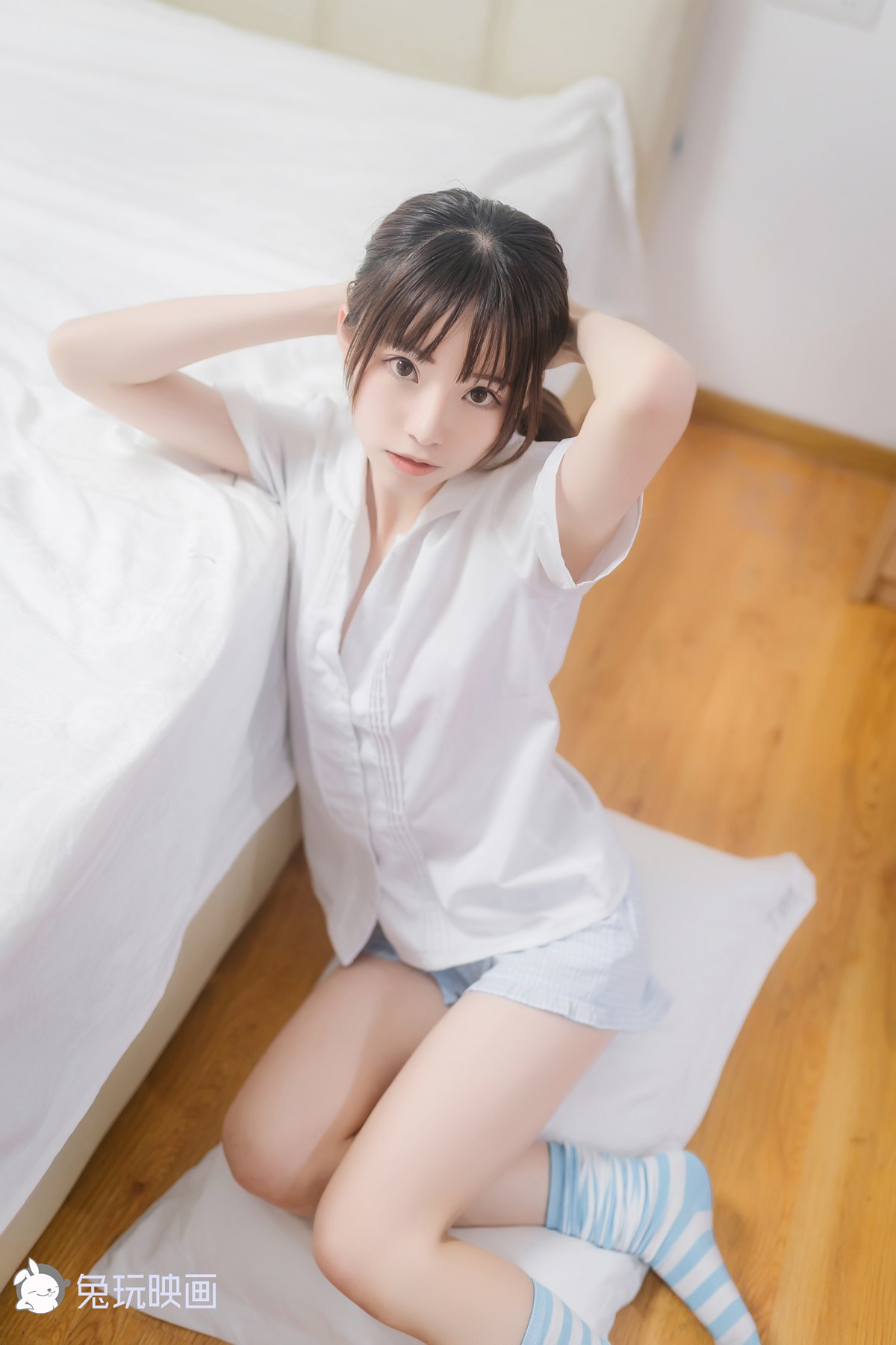 图片[21]-兔玩映画 VOL.048 蓝白条纹袜 在线浏览 – 速更版-美库