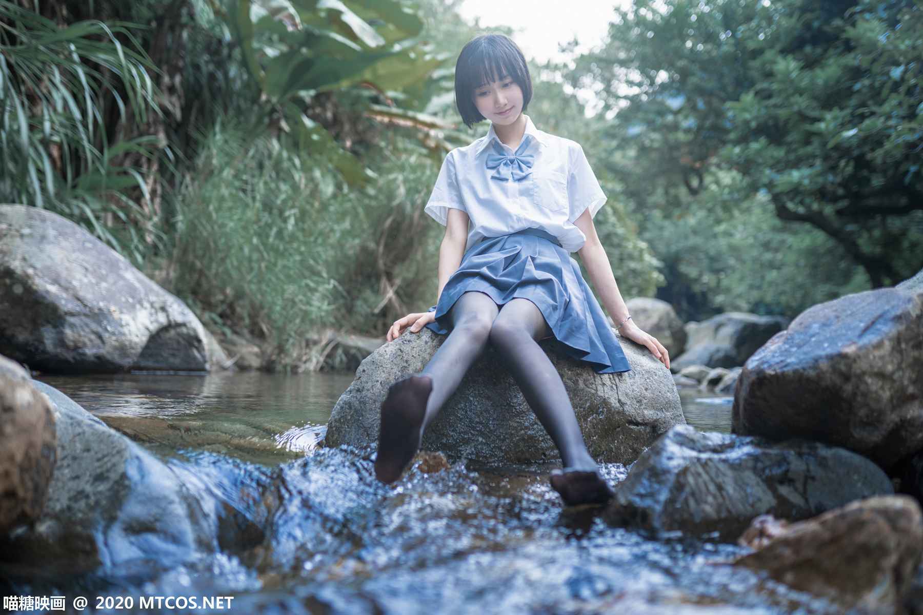 图片[13]-[喵糖映画] JKL.016 溪边JK制服 在线浏览 – 速更版-美库