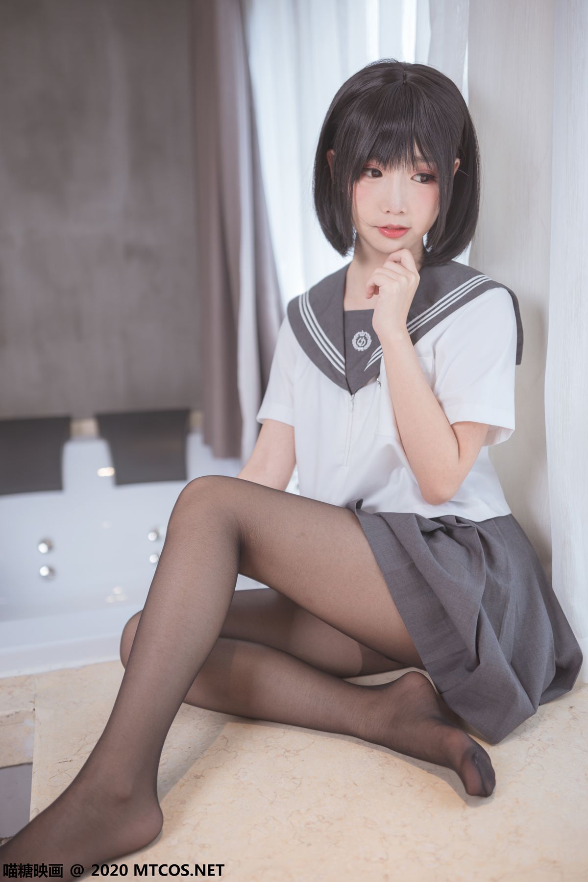 图片[13]-[喵糖映画] JKL.017 黑丝JK制服 在线浏览 – 速更版-美库