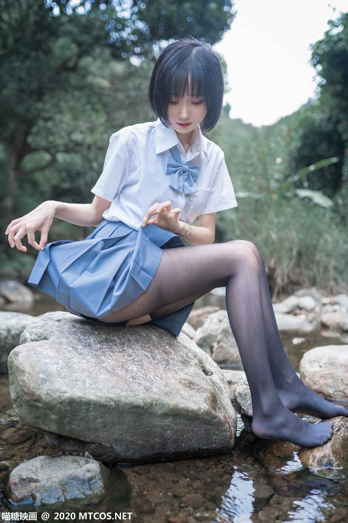 图片[27]-[喵糖映画] JKL.016 溪边JK制服 在线浏览 – 速更版-美库