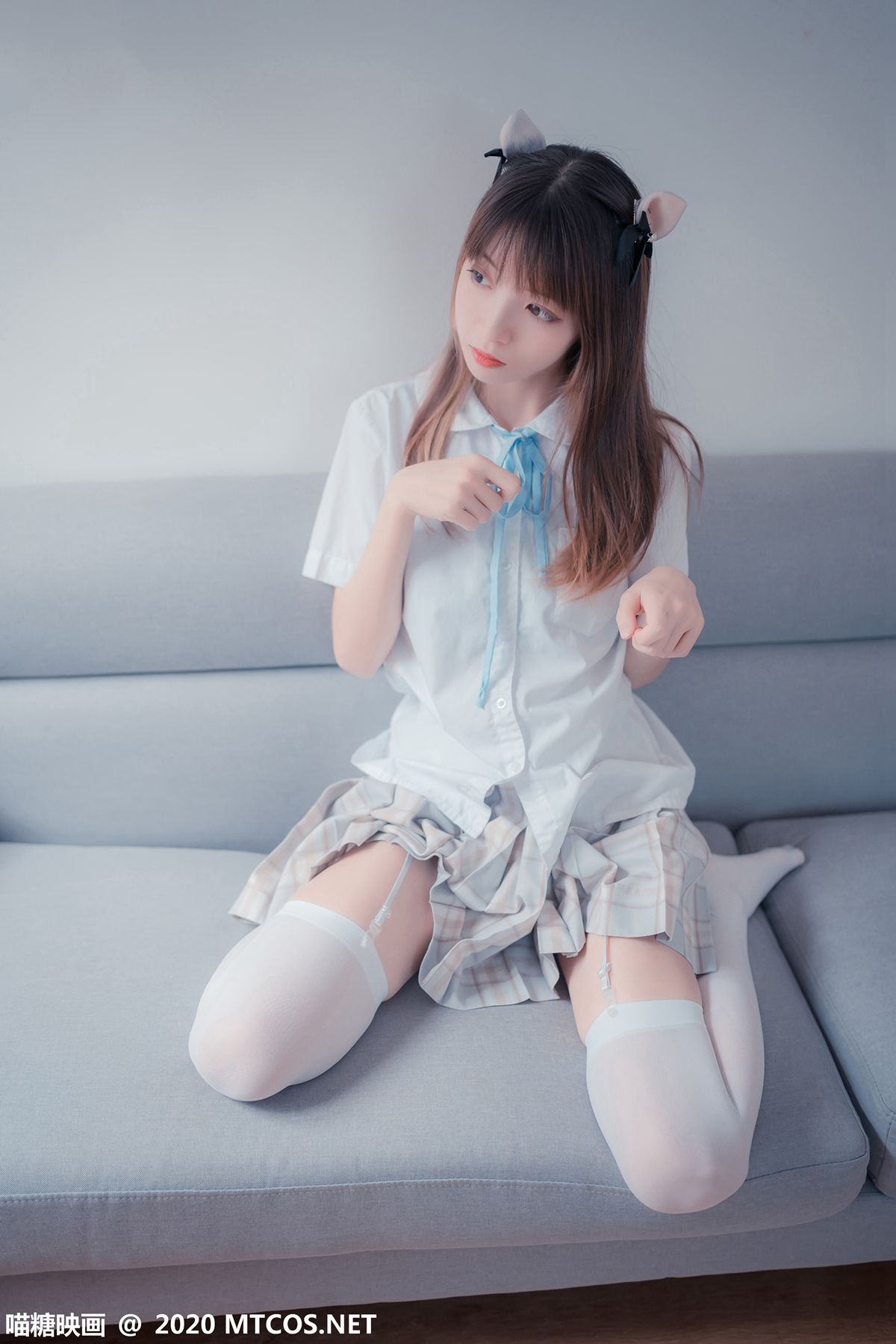 图片[22]-[喵糖映画] JKL.019 猫耳JK制服 在线浏览 – 速更版-美库