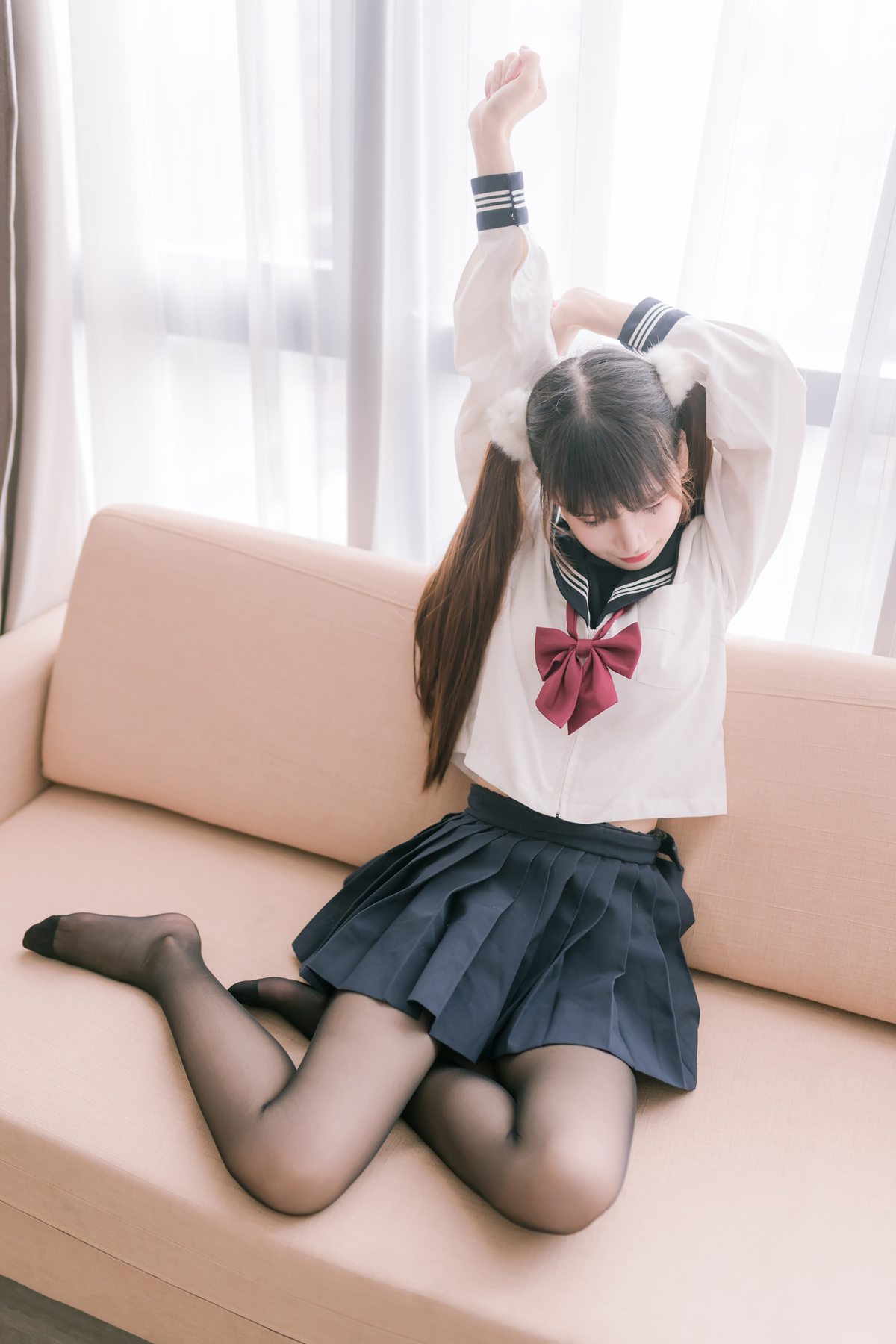 图片[24]-[喵糖映画] JKL.023 双马尾JK制服 在线浏览 – 速更版-美库