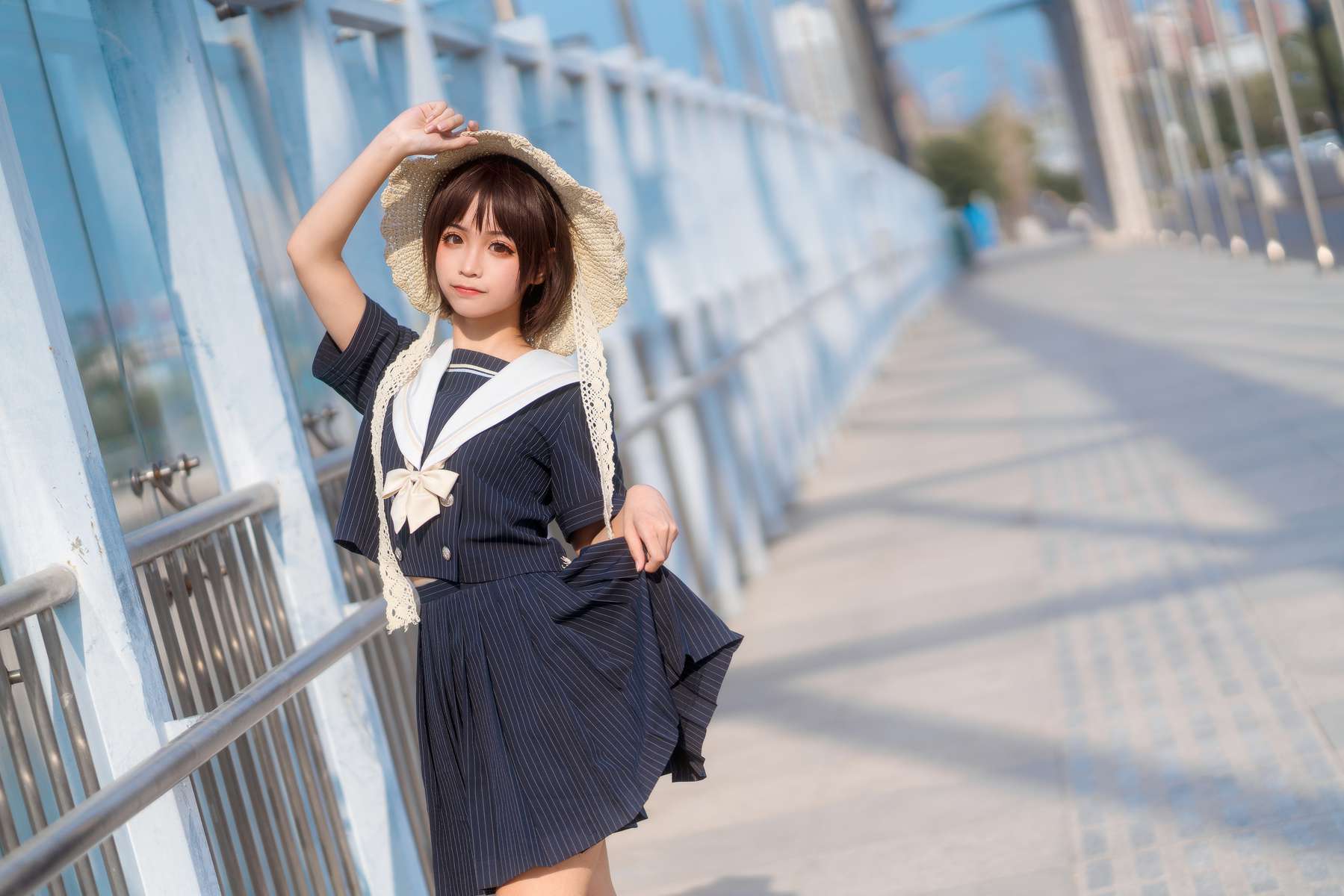 图片[10]-[喵糖映画] JKL.024 深蓝JK制服 在线浏览 – 速更版-美库