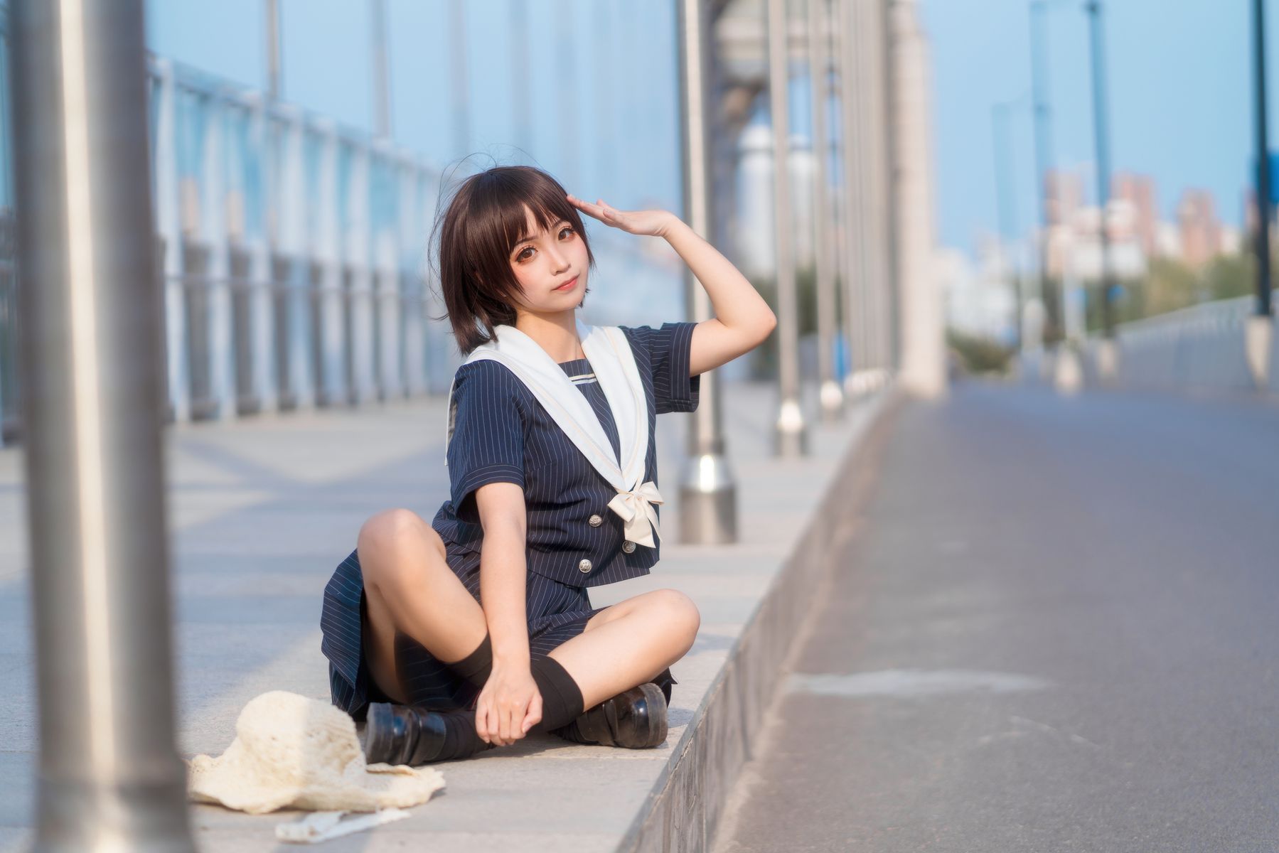 图片[35]-[喵糖映画] JKL.024 深蓝JK制服 在线浏览 – 速更版-美库