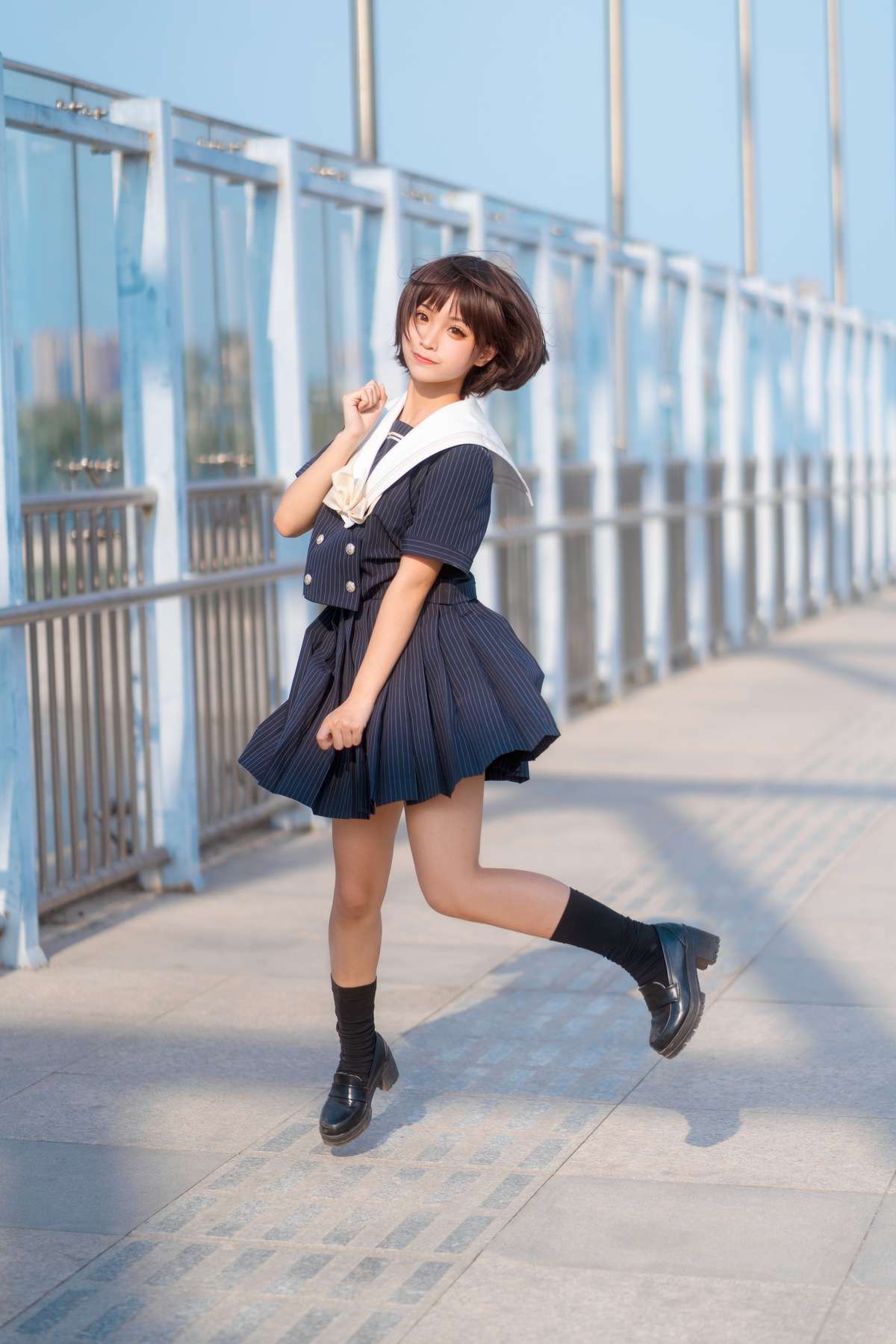 图片[40]-[喵糖映画] JKL.024 深蓝JK制服 在线浏览 – 速更版-美库