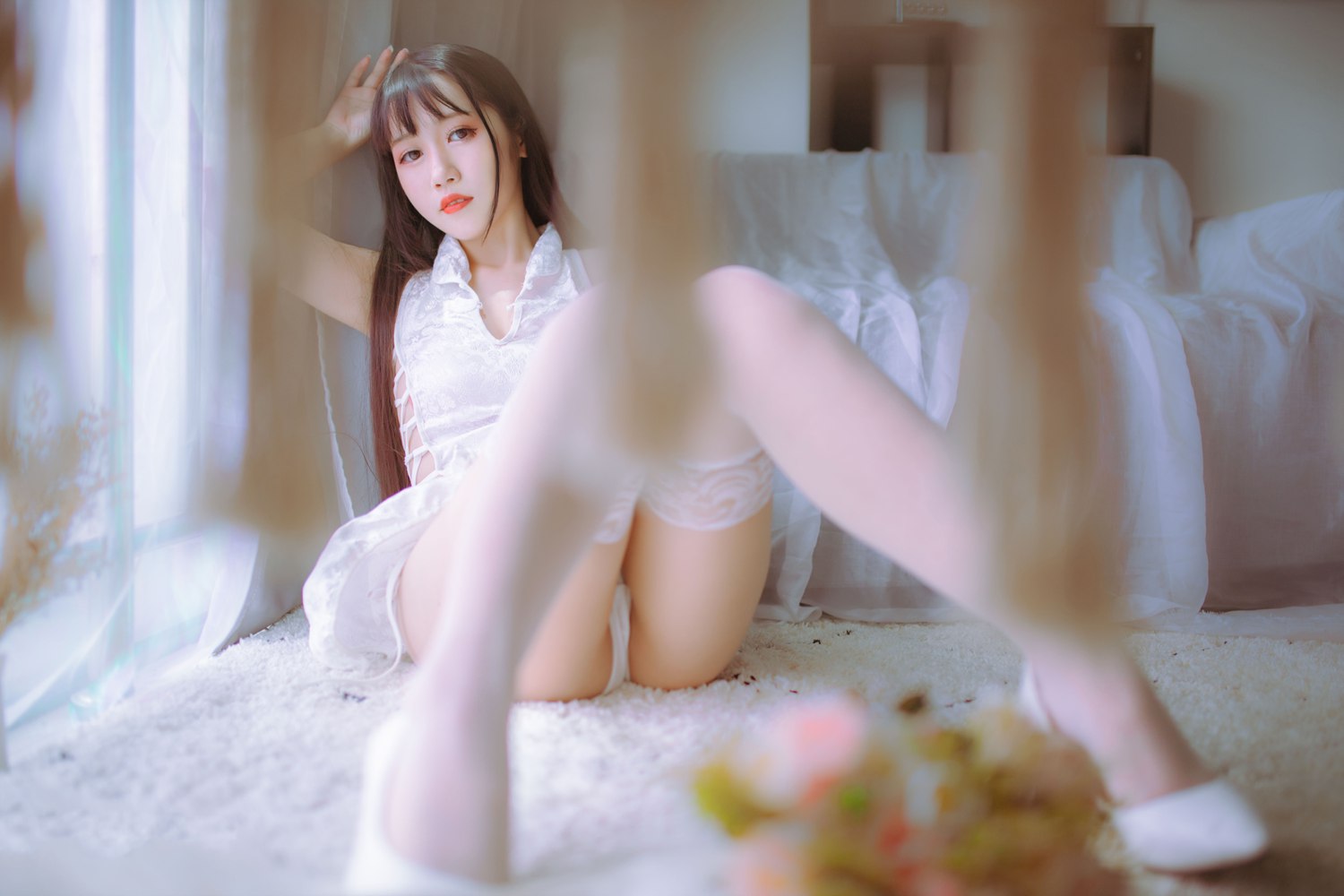 图片[18]-微博人气Coser@抖娘-利世 抖娘×不呆猫 黑白旗袍双子 在线浏览 – 速更版-美库
