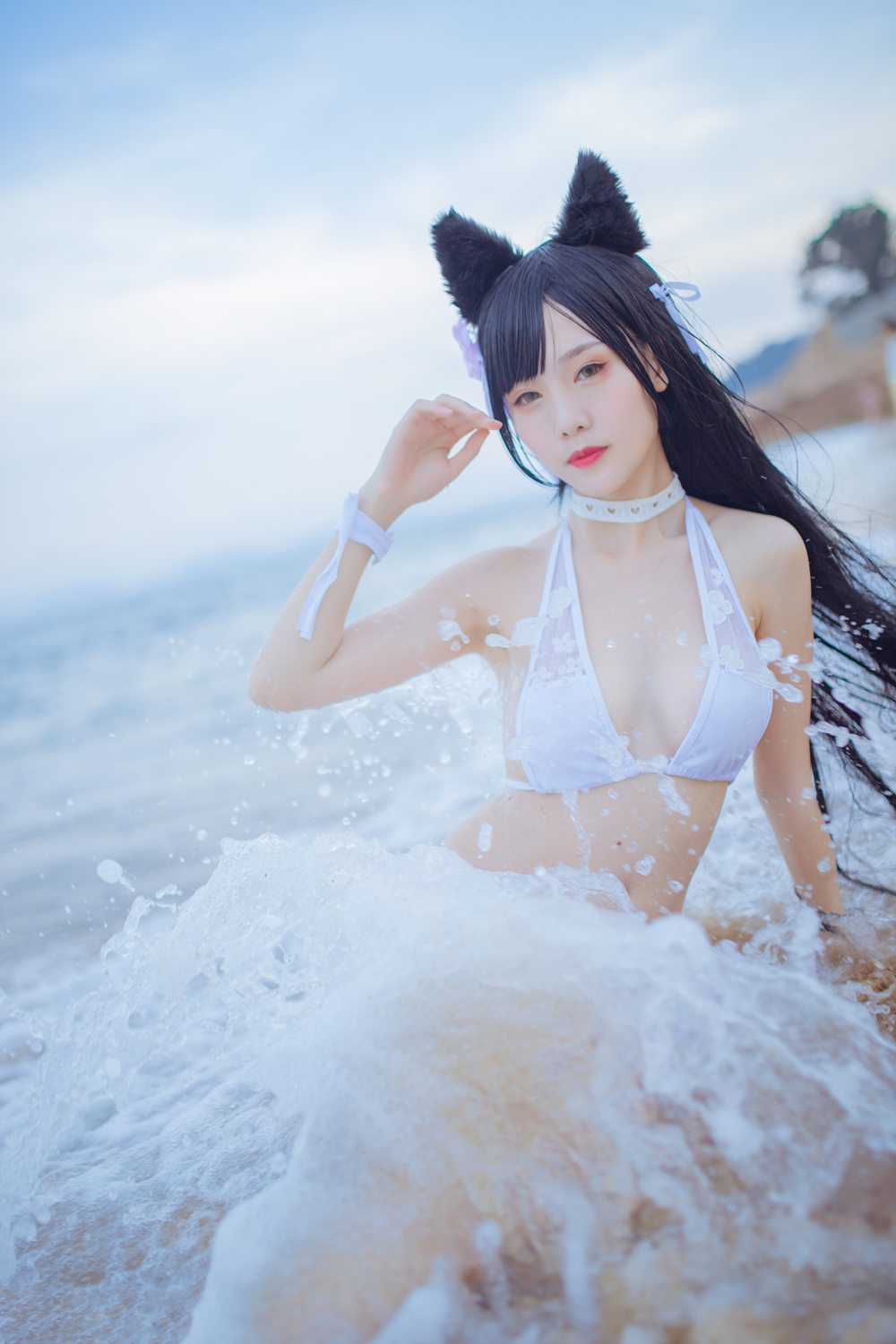 图片[10]-微博人气Coser@抖娘-利世 抖娘×不呆猫 獒犬海边泳装 在线浏览 – 速更版-美库