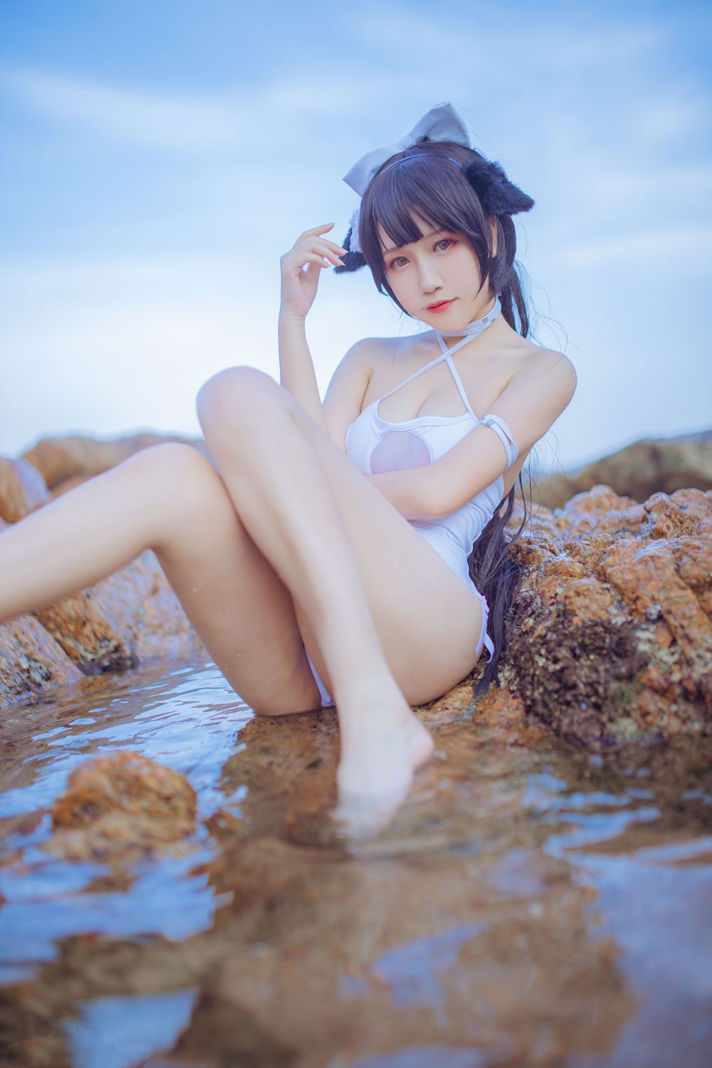 图片[11]-微博人气Coser@抖娘-利世 抖娘×不呆猫 獒犬海边泳装 在线浏览 – 速更版-美库