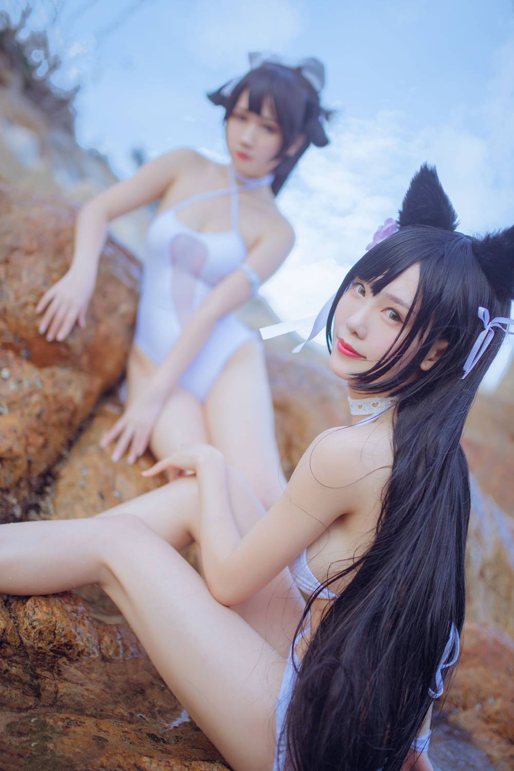 图片[14]-微博人气Coser@抖娘-利世 抖娘×不呆猫 獒犬海边泳装 在线浏览 – 速更版-美库