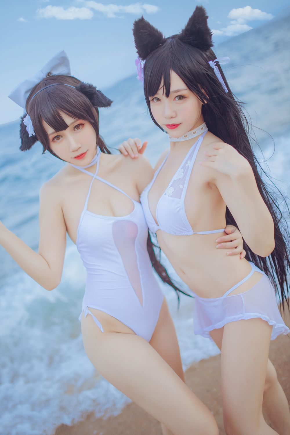 图片[16]-微博人气Coser@抖娘-利世 抖娘×不呆猫 獒犬海边泳装 在线浏览 – 速更版-美库