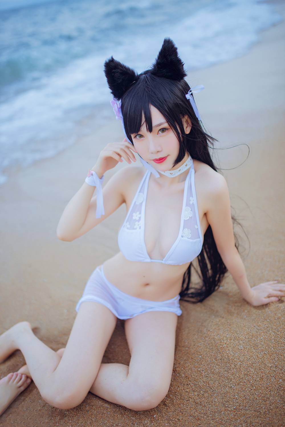 图片[19]-微博人气Coser@抖娘-利世 抖娘×不呆猫 獒犬海边泳装 在线浏览 – 速更版-美库