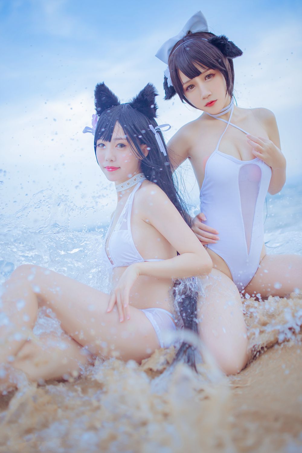 图片[20]-微博人气Coser@抖娘-利世 抖娘×不呆猫 獒犬海边泳装 在线浏览 – 速更版-美库