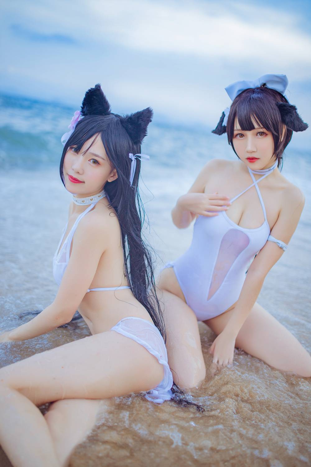 图片[21]-微博人气Coser@抖娘-利世 抖娘×不呆猫 獒犬海边泳装 在线浏览 – 速更版-美库