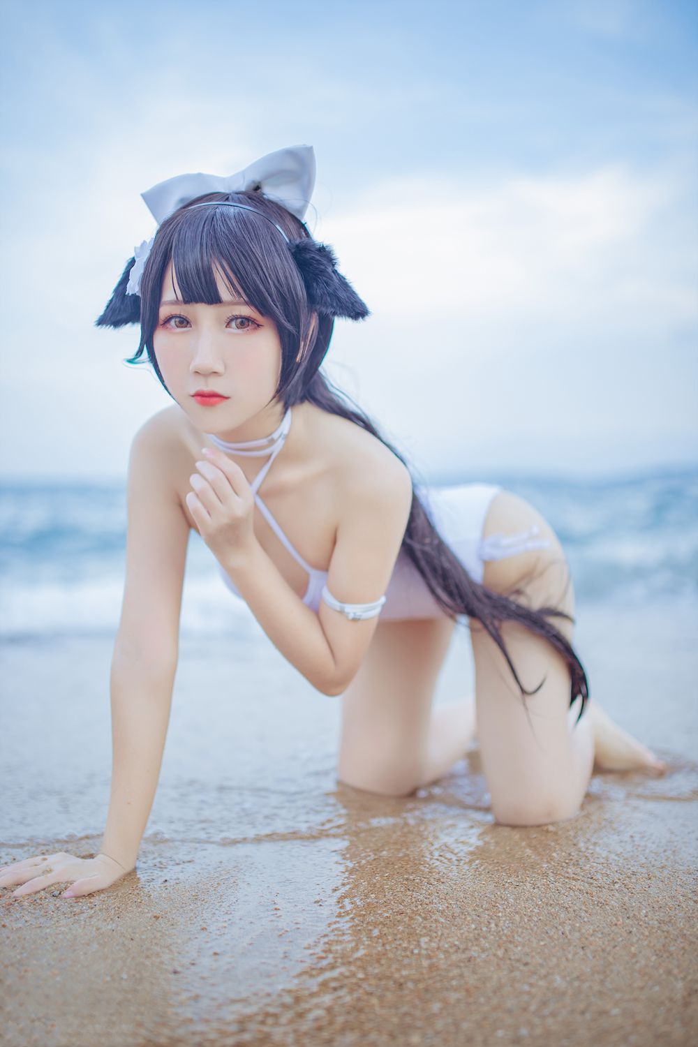 图片[22]-微博人气Coser@抖娘-利世 抖娘×不呆猫 獒犬海边泳装 在线浏览 – 速更版-美库