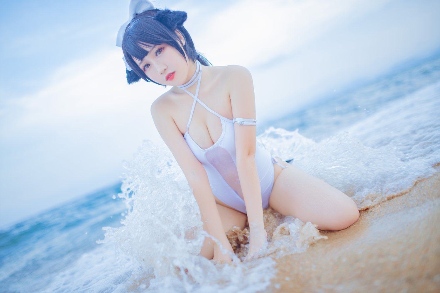 图片[24]-微博人气Coser@抖娘-利世 抖娘×不呆猫 獒犬海边泳装 在线浏览 – 速更版-美库