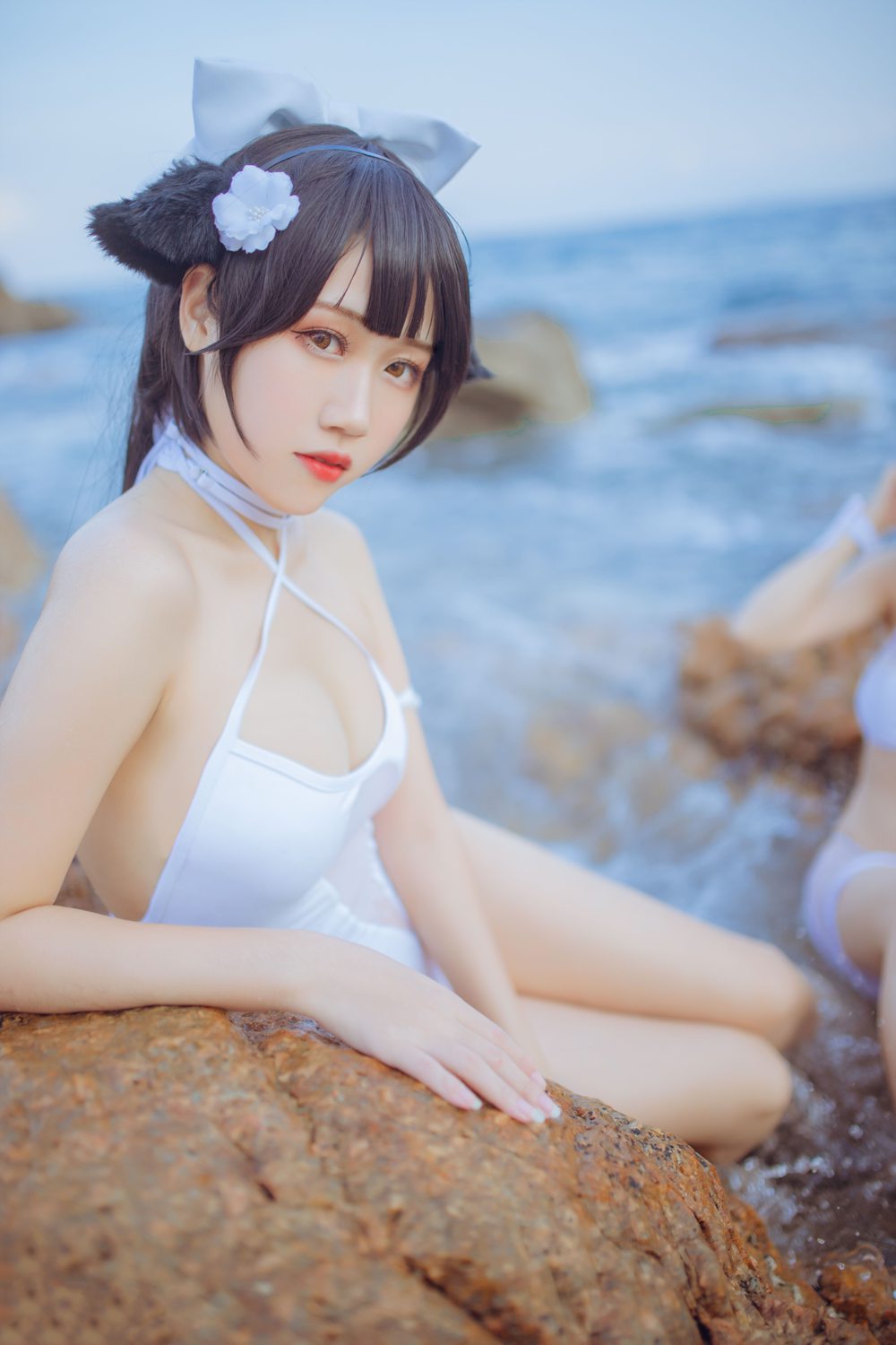 图片[26]-微博人气Coser@抖娘-利世 抖娘×不呆猫 獒犬海边泳装 在线浏览 – 速更版-美库