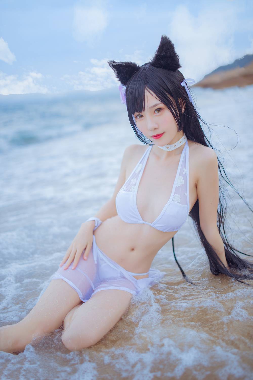 图片[27]-微博人气Coser@抖娘-利世 抖娘×不呆猫 獒犬海边泳装 在线浏览 – 速更版-美库