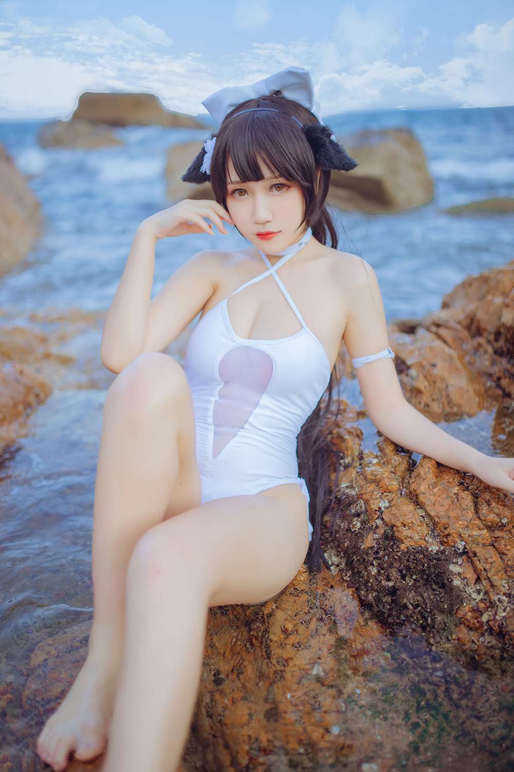 图片[31]-微博人气Coser@抖娘-利世 抖娘×不呆猫 獒犬海边泳装 在线浏览 – 速更版-美库