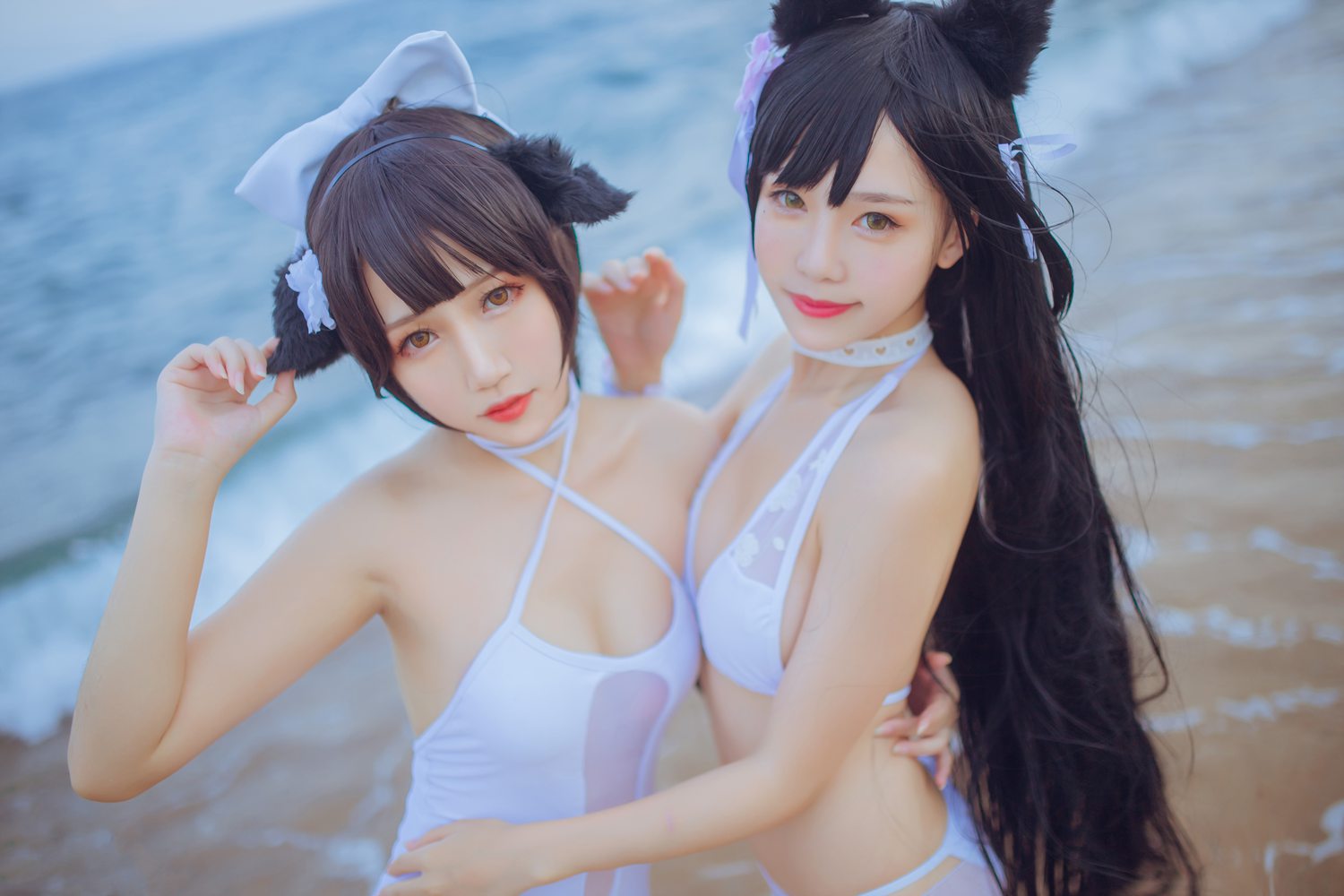 图片[33]-微博人气Coser@抖娘-利世 抖娘×不呆猫 獒犬海边泳装 在线浏览 – 速更版-美库