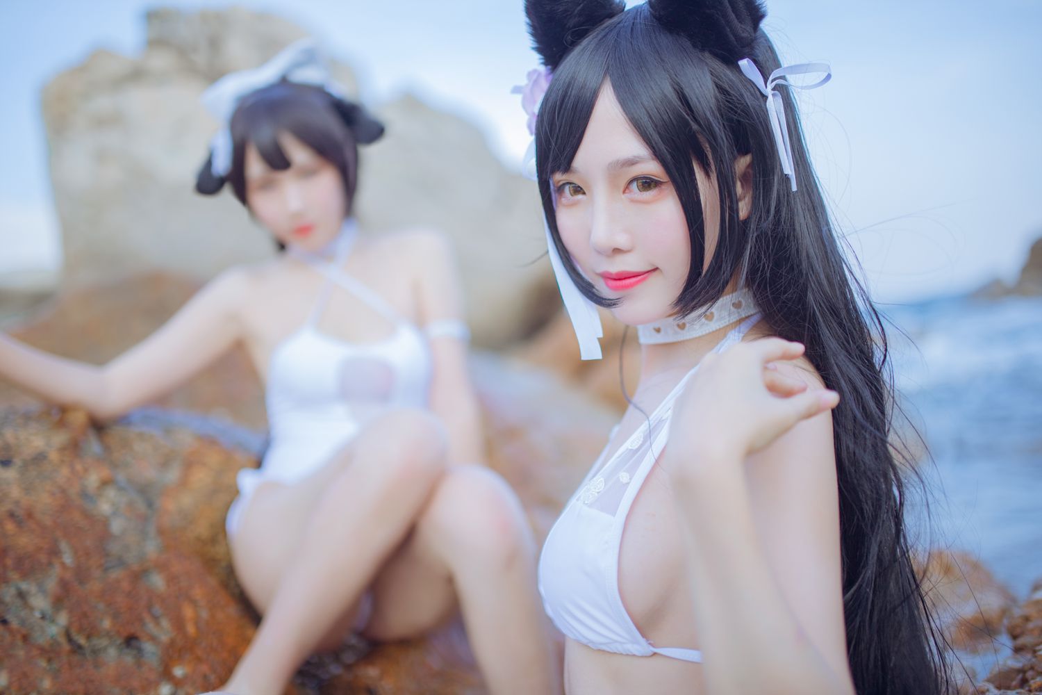 图片[40]-微博人气Coser@抖娘-利世 抖娘×不呆猫 獒犬海边泳装 在线浏览 – 速更版-美库