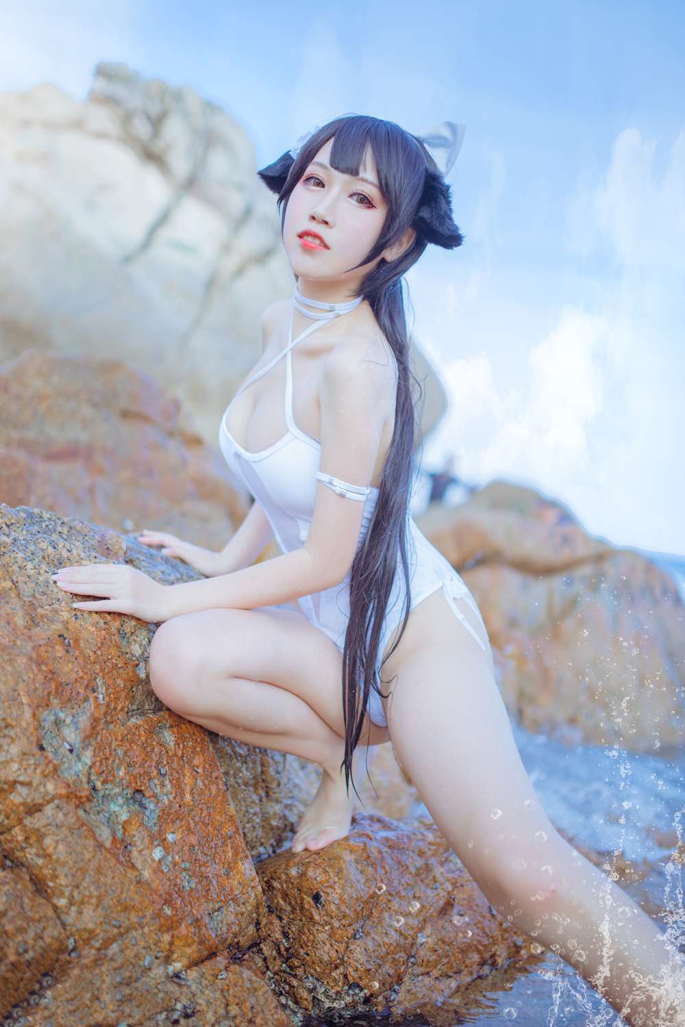 图片[42]-微博人气Coser@抖娘-利世 抖娘×不呆猫 獒犬海边泳装 在线浏览 – 速更版-美库