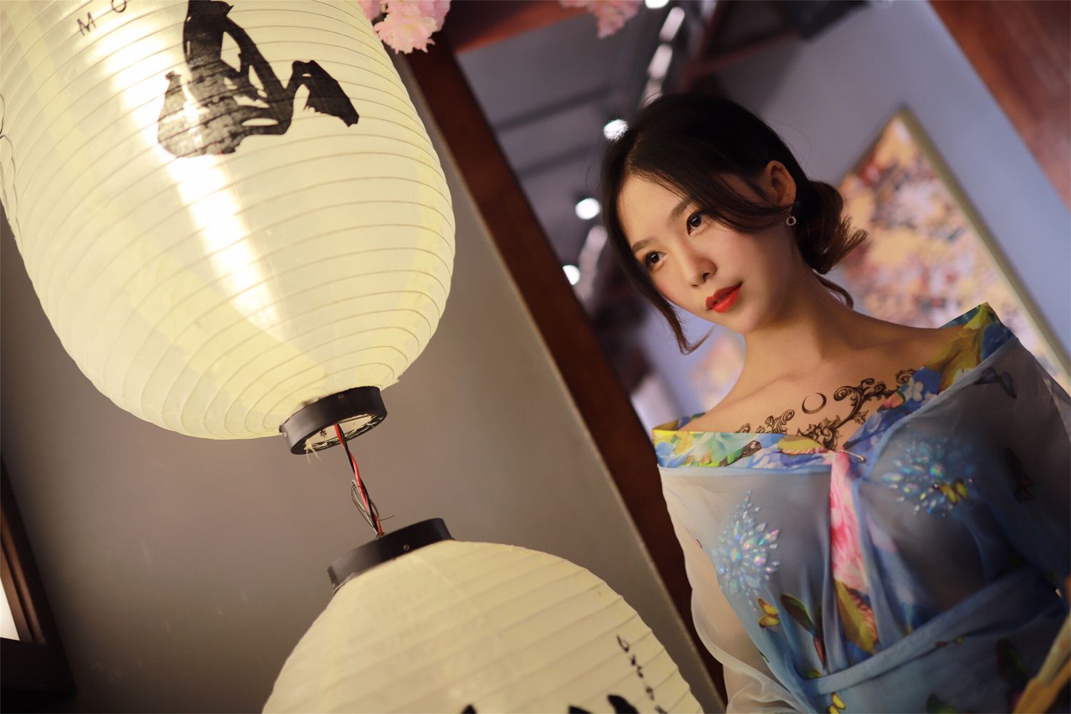 图片[19]-微博人气Coser@抖娘-利世 水蓝和服 在线浏览 – 速更版-美库