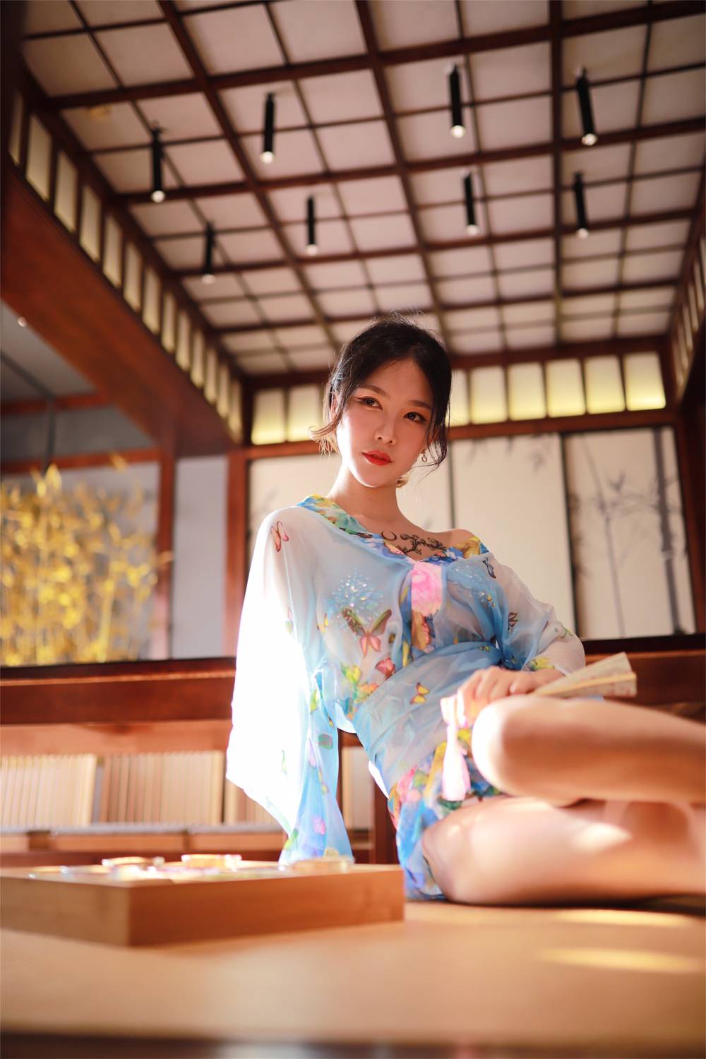 图片[24]-微博人气Coser@抖娘-利世 水蓝和服 在线浏览 – 速更版-美库