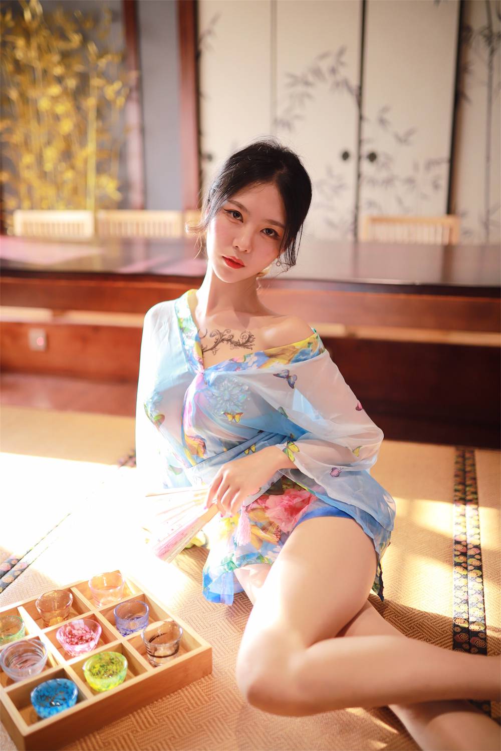 图片[26]-微博人气Coser@抖娘-利世 水蓝和服 在线浏览 – 速更版-美库