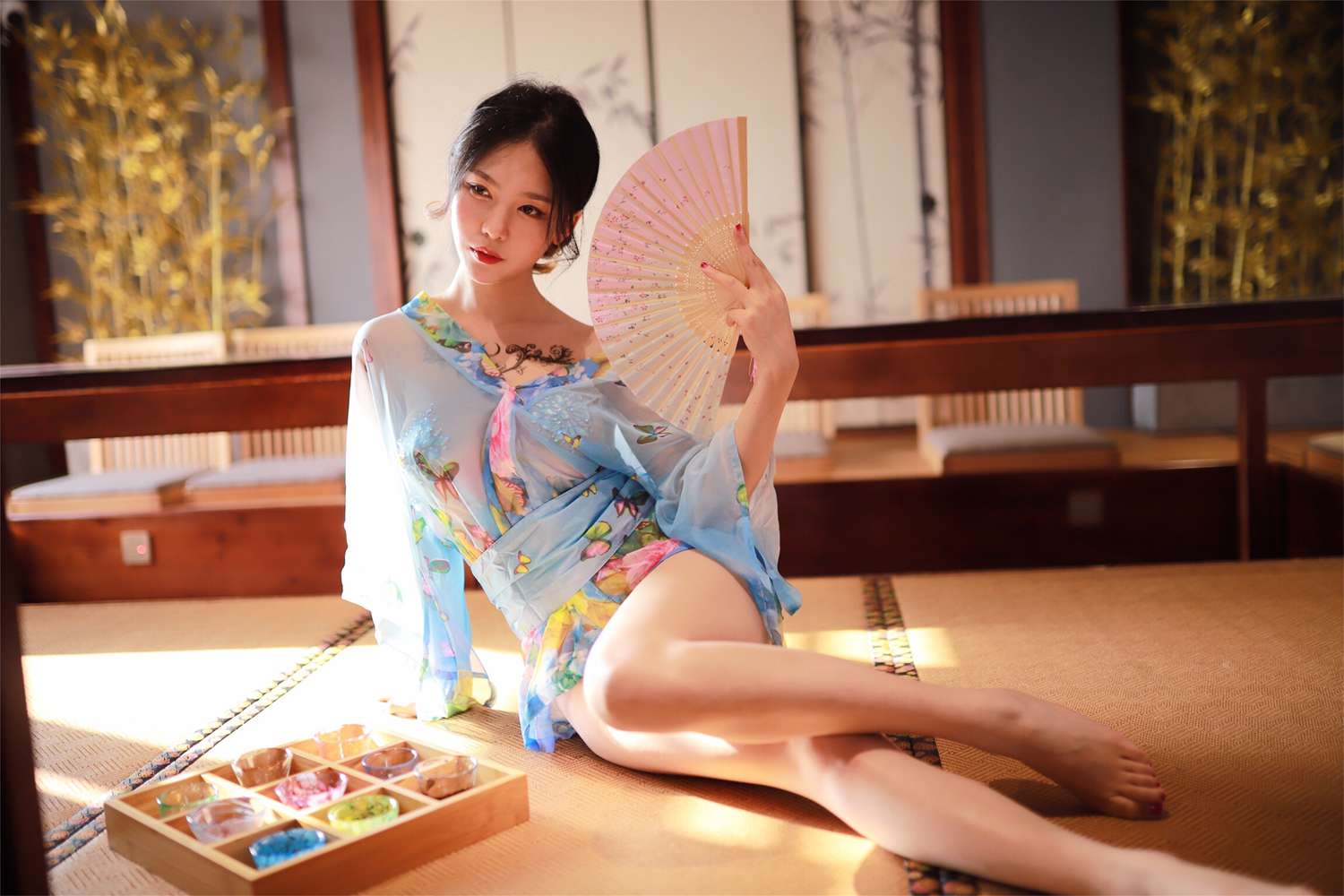 图片[28]-微博人气Coser@抖娘-利世 水蓝和服 在线浏览 – 速更版-美库