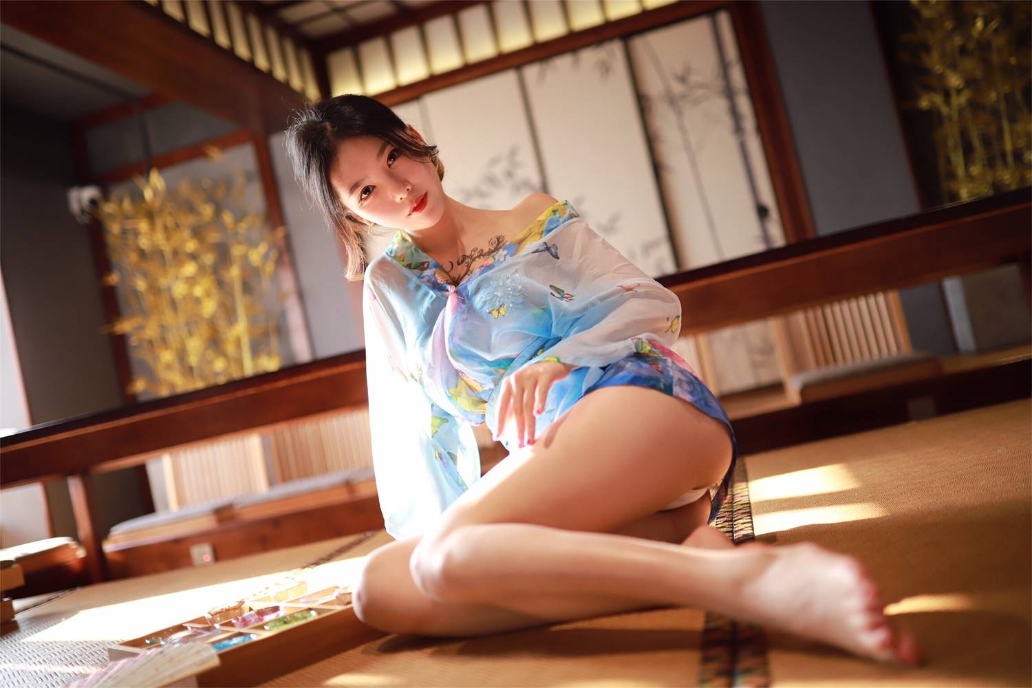 图片[30]-微博人气Coser@抖娘-利世 水蓝和服 在线浏览 – 速更版-美库
