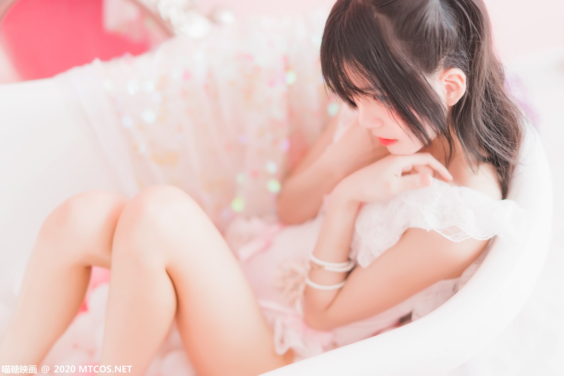 图片[10]-[喵糖映画] VOL.238 粉色浴缸 在线浏览 – 速更版-美库