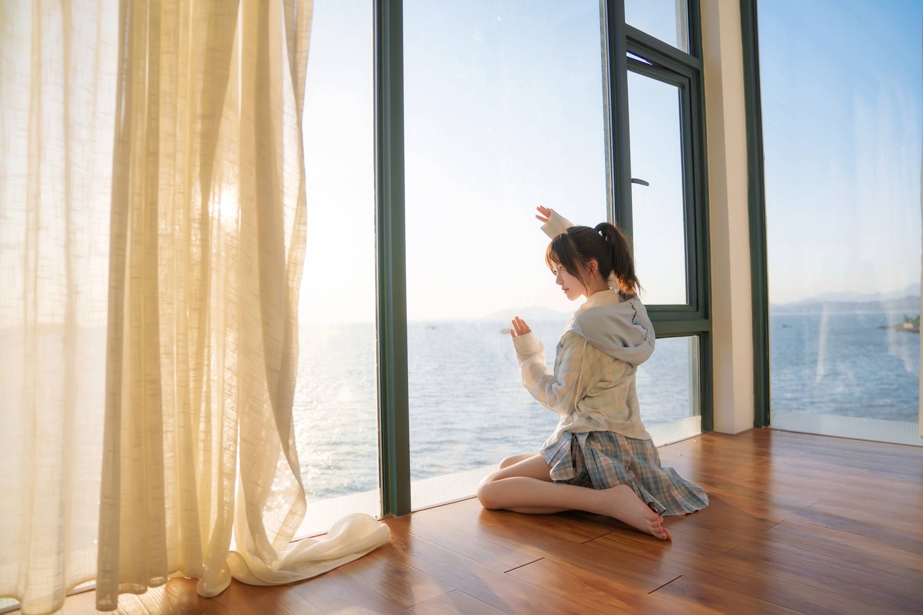 图片[10]-[喵糖映画] VOL.241 窗边的海 在线浏览 – 速更版-美库