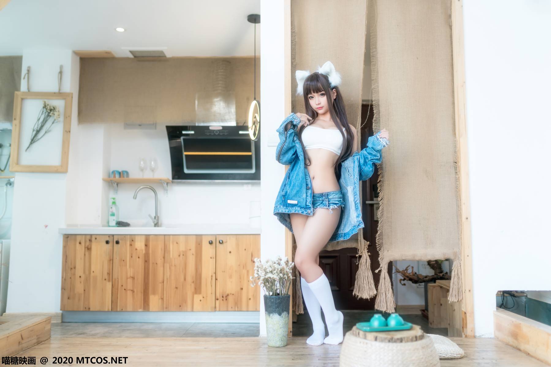 图片[11]-[喵糖映画] VOL.242 牛仔猫耳 在线浏览 – 速更版-美库