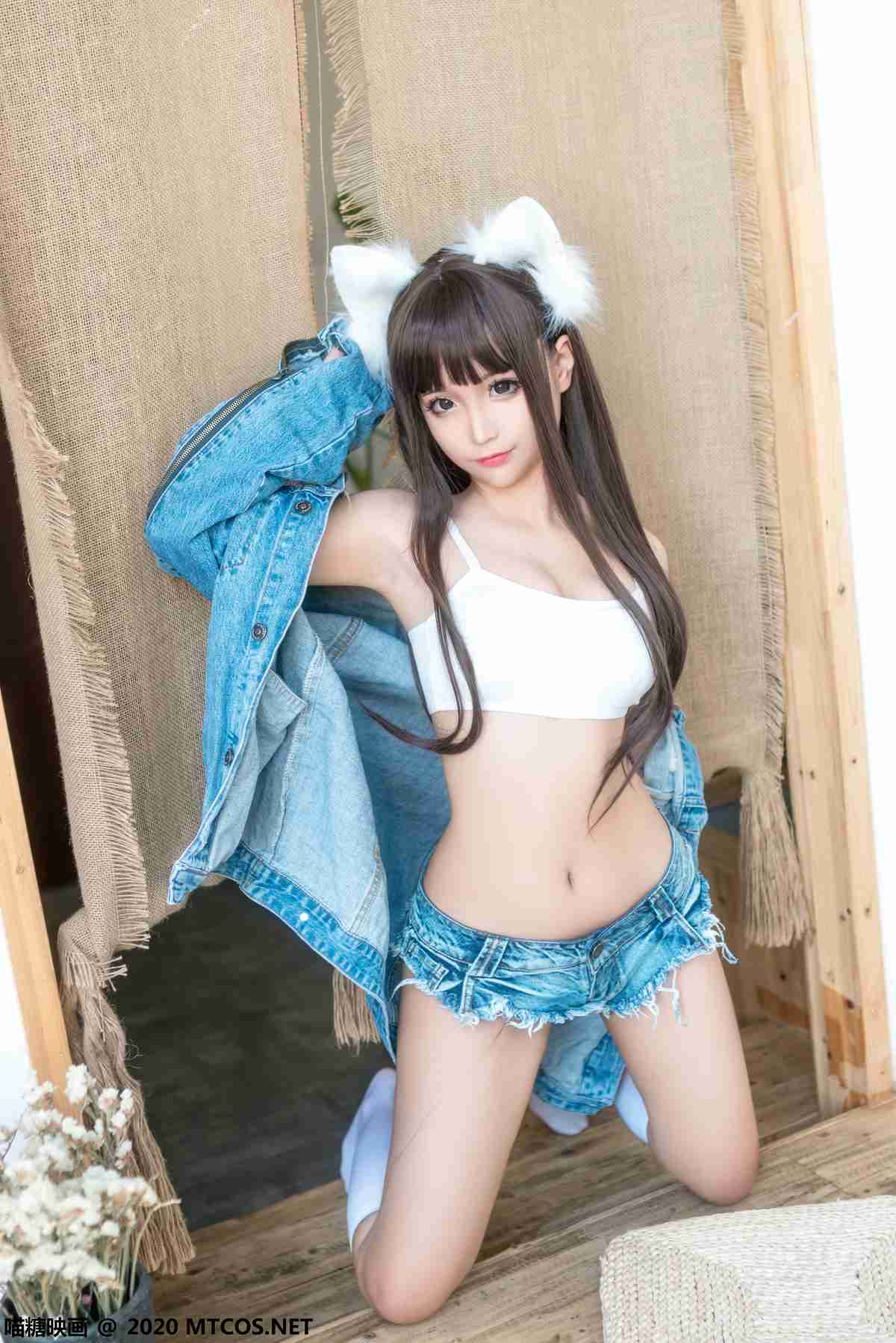 图片[18]-[喵糖映画] VOL.242 牛仔猫耳 在线浏览 – 速更版-美库