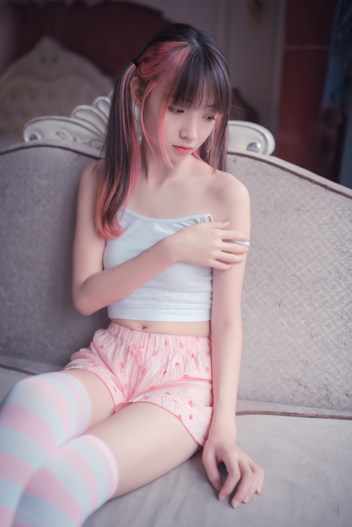 图片[7]-[喵糖映画] VOL.266 粉色夏日 在线浏览 – 速更版-美库