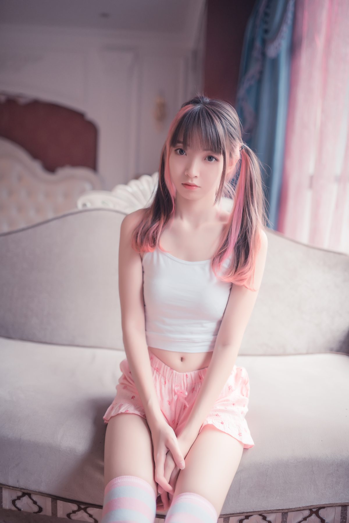 图片[12]-[喵糖映画] VOL.266 粉色夏日 在线浏览 – 速更版-美库