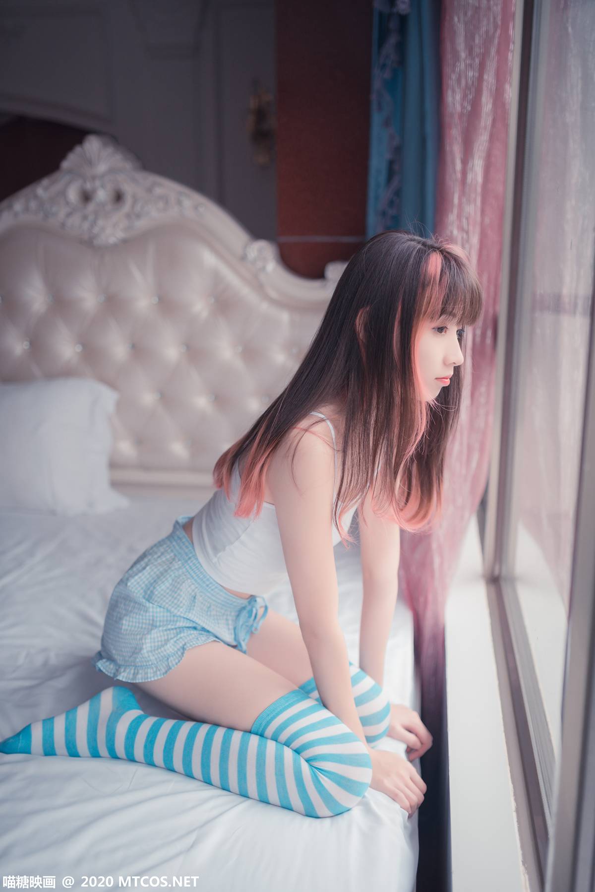 图片[26]-[喵糖映画] VOL.275 蓝色夏日 在线浏览 – 速更版-美库