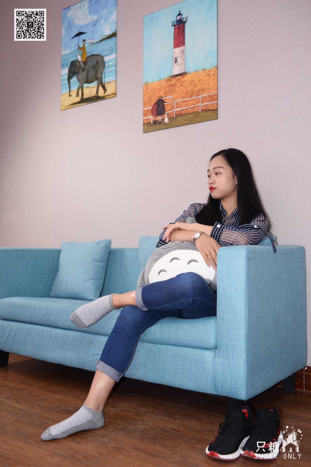 图片[17]-[只糖棉袜] NO.095 芊芊 我在等冬天，如果你先来，那冬天不及一提 在线浏览 – 速更版-美库