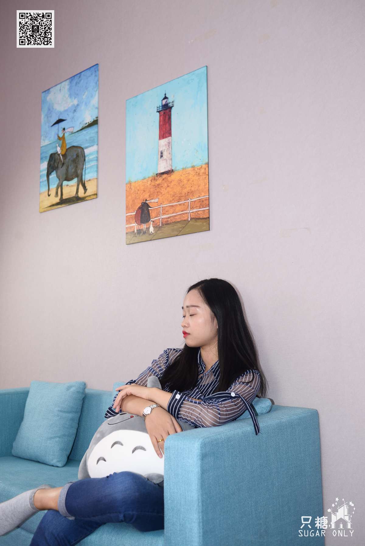 图片[92]-[只糖棉袜] NO.095 芊芊 我在等冬天，如果你先来，那冬天不及一提 在线浏览 – 速更版-美库