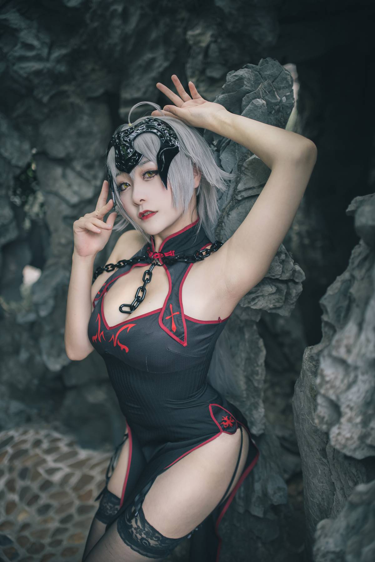 图片[32]-微博人气Coser@三刀刀Miido ⑥号本 黑贞德 在线浏览 – 速更版-美库