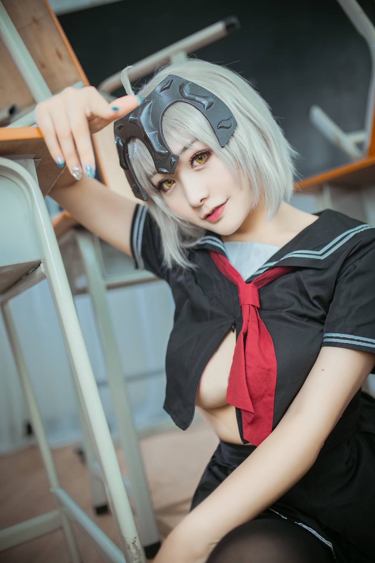 图片[77]-微博人气Coser@三刀刀Miido ⑥号本 黑贞德 在线浏览 – 速更版-美库