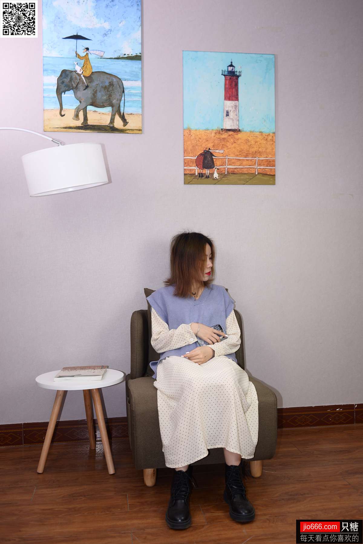 图片[9]-[只糖棉袜] NO.115 筱嫣 心怀爱意，美好总会如约而至 在线浏览 – 速更版-美库