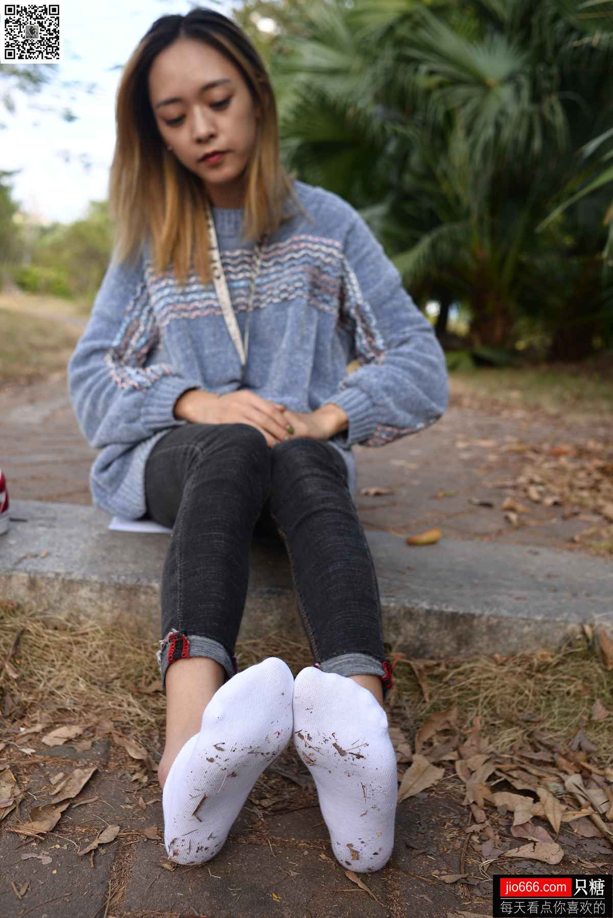 图片[5]-[只糖棉袜] NO.117 贝贝 遇见了黄昏 万物都变得温柔动人 在线浏览 – 速更版-美库