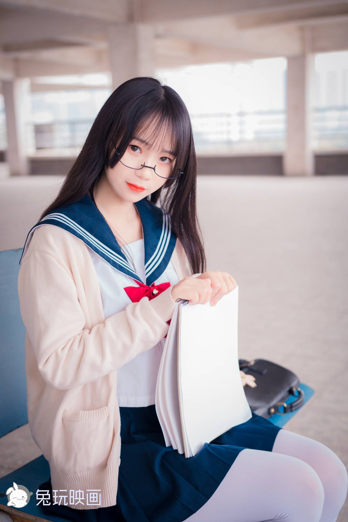 图片[12]-兔玩映画 B167 白丝眼镜娘 在线浏览 – 速更版-美库