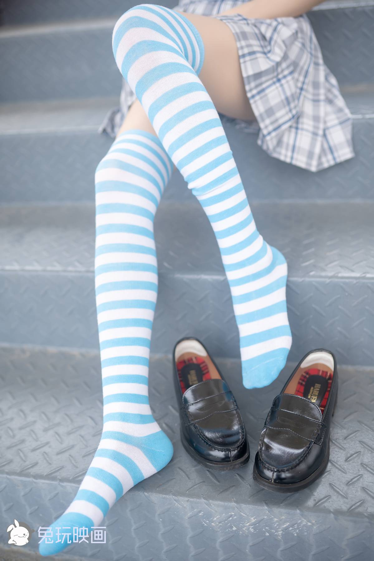 图片[15]-兔玩映画 B187 蓝白条纹袜 在线浏览 – 速更版-美库